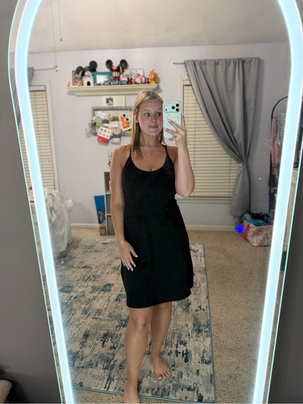 Old Navy Black Mini Tank Dress - Simple Everyday Look